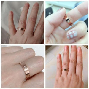 Elegant Rose Gold Love Ring For Couple-birthday-gift-for-men-and-women-gift-feed.com