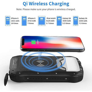 26800mAh Solar Charger Waterproof Portable Power Bank-birthday-gift-for-men-and-women-gift-feed.com