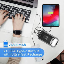 Load image into Gallery viewer, 26800mAh Solar Charger Waterproof Portable Power Bank-birthday-gift-for-men-and-women-gift-feed.com
