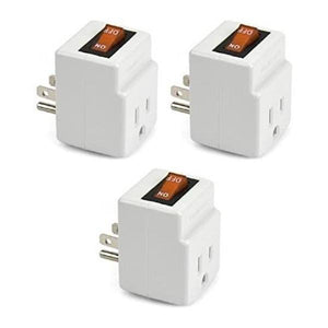 3 Prong Grounded Single Port Energy Saving Power Adapter-birthday-gift-for-men-and-women-gift-feed.com