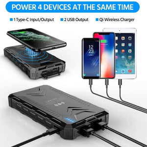 32800mAh Solar Wireless Charger Power Bank-birthday-gift-for-men-and-women-gift-feed.com