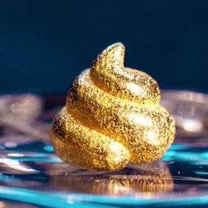 3D Printed Lucky Golden Poo-birthday-gift-for-men-and-women-gift-feed.com