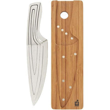 Load image into Gallery viewer, 4 piece Nested Knife Set with Magnetic Bamboo Knife Holder-birthday-gift-for-men-and-women-gift-feed.com
