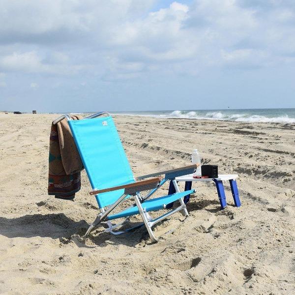 5 Position Lay Flat Folding Beach Chair-birthday-gift-for-men-and-women-gift-feed.com