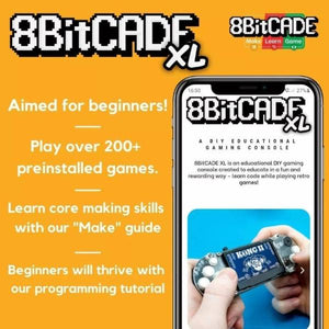 8BitCADE Educational DIY Game Console-birthday-gift-for-men-and-women-gift-feed.com
