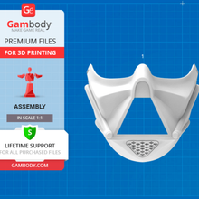 Load image into Gallery viewer, GAMBODY 3D Printable Cool Looking Face Masks-birthday-gift-for-men-and-women-gift-feed.com
