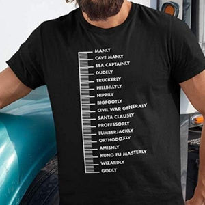 Measure Your Beard Length With Your T-Shirt-birthday-gift-for-men-and-women-gift-feed.com