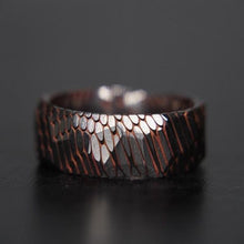 Load image into Gallery viewer, Superconductor Ring Titanium Niobium and Copper Custom Mens Ring-birthday-gift-for-men-and-women-gift-feed.com
