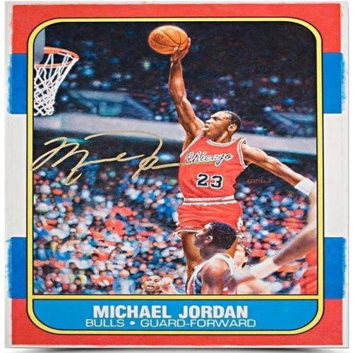 The Legendary Michael Jordan Autographed Original Fleer Rookie Card-birthday-gift-for-men-and-women-gift-feed.com