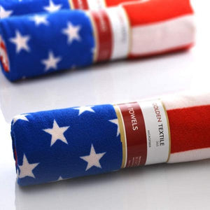 American Flag Beach Towel-birthday-gift-for-men-and-women-gift-feed.com