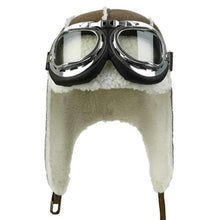 Load image into Gallery viewer, Aviator Hat With Pilot Goggles-birthday-gift-for-men-and-women-gift-feed.com

