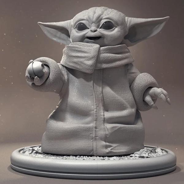 Baby Yoda 3D Printing Figurine-birthday-gift-for-men-and-women-gift-feed.com