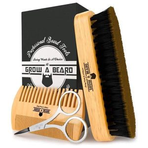 Beard Comb and Brush Set-birthday-gift-for-men-and-women-gift-feed.com