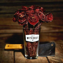 Load image into Gallery viewer, Beef Jerky Rose Broquet Valentines Gift-birthday-gift-for-men-and-women-gift-feed.com
