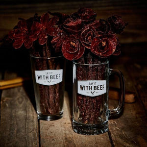 Beef Jerky Rose Broquet Valentines Gift-birthday-gift-for-men-and-women-gift-feed.com