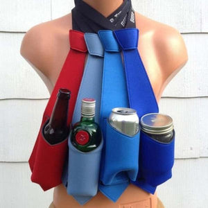 Beer Tie Hands Free Drink Holder-birthday-gift-for-men-and-women-gift-feed.com