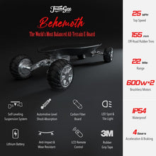 Load image into Gallery viewer, BEHEMOTH Ultimate All Terrain Electric Skateboard-birthday-gift-for-men-and-women-gift-feed.com
