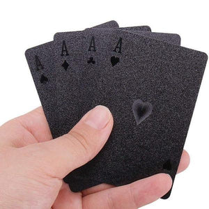 Black Gold Foil Playing Cards-birthday-gift-for-men-and-women-gift-feed.com