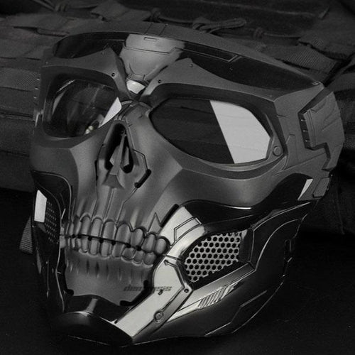 Black Skull Mask Tactical Paintball Mask-birthday-gift-for-men-and-women-gift-feed.com