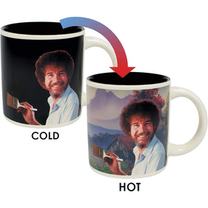 Bob Ross Heat Changing Mug-birthday-gift-for-men-and-women-gift-feed.com