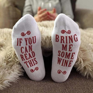 BRING ME SOME WINE Socks-birthday-gift-for-men-and-women-gift-feed.com