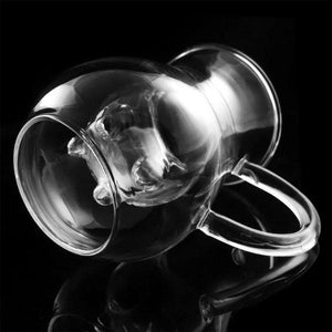 CALF & HALF Funny Cow Udders Shaped Glass Creamer-birthday-gift-for-men-and-women-gift-feed.com