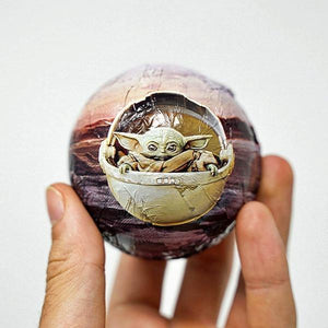 Chocolate Ball Filled with Marshmallow Baby Yoda-birthday-gift-for-men-and-women-gift-feed.com