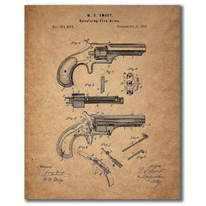 CLOSED GIVEAWAY - Antique Firearm Patent Posters-birthday-gift-for-men-and-women-gift-feed.com