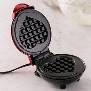 CLOSED GIVEAWAY - Heart Mini Waffle Maker Machine-birthday-gift-for-men-and-women-gift-feed.com