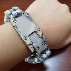 CLOSED GIVEAWAY - Paracord Knife Multitool Bracelet-birthday-gift-for-men-and-women-gift-feed.com