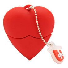Load image into Gallery viewer, CLOSED GIVEAWAY - Red Silicone Heart USB Memory Stick-birthday-gift-for-men-and-women-gift-feed.com
