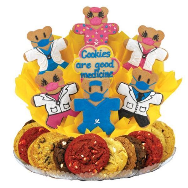 Cookie Gift Basket For Our First Responder Heroes-birthday-gift-for-men-and-women-gift-feed.com