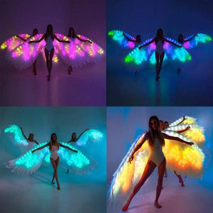 Cosplay Angel Wings Pixel Fairy Wings with 200 LEDs-birthday-gift-for-men-and-women-gift-feed.com
