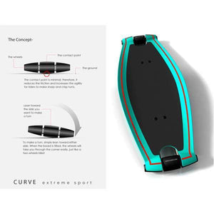 CURVE Skateboard Concept-birthday-gift-for-men-and-women-gift-feed.com
