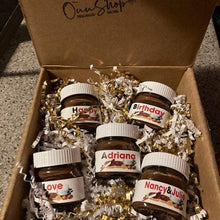 Load image into Gallery viewer, Customized Mini Nutella Jars Gift Set-birthday-gift-for-men-and-women-gift-feed.com
