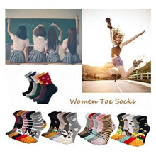 Load image into Gallery viewer, Cute Five Finger Athletic Ankle Socks for Girls-birthday-gift-for-men-and-women-gift-feed.com
