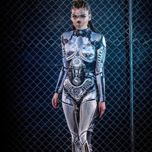 Load image into Gallery viewer, Cyberpunk Robot Adult Halloween Costume For Women-birthday-gift-for-men-and-women-gift-feed.com
