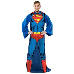 DC Comics Adult Soft Throw Blanket with Sleeves-birthday-gift-for-men-and-women-gift-feed.com