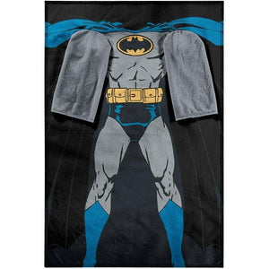 DC Comics Adult Soft Throw Blanket with Sleeves-birthday-gift-for-men-and-women-gift-feed.com