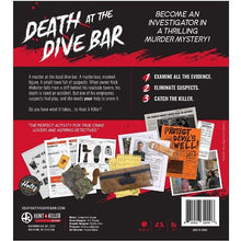 Load image into Gallery viewer, DEATH AT THE DIVE BAR Immersive Murder Mystery Game-birthday-gift-for-men-and-women-gift-feed.com
