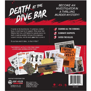 DEATH AT THE DIVE BAR Immersive Murder Mystery Game-birthday-gift-for-men-and-women-gift-feed.com