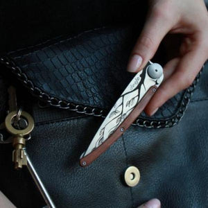 Deejo Customizable Tattoo Pocket Knife-birthday-gift-for-men-and-women-gift-feed.com