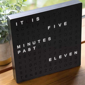 Designer Electronic Word Clock-birthday-gift-for-men-and-women-gift-feed.com