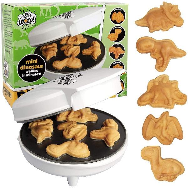 Dinosaur Mini Waffle Maker For Kids-birthday-gift-for-men-and-women-gift-feed.com
