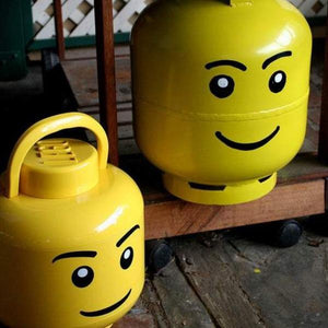 DIY Propane Bottle Lego Head Project-birthday-gift-for-men-and-women-gift-feed.com