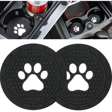 Load image into Gallery viewer, Dog Paw Silicone Coasters For Cars-birthday-gift-for-men-and-women-gift-feed.com
