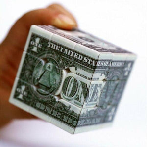 Dollar Bill Rubik Cube Puzzle-birthday-gift-for-men-and-women-gift-feed.com