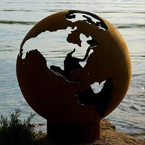 Earth Cut Out Fire Pit-birthday-gift-for-men-and-women-gift-feed.com