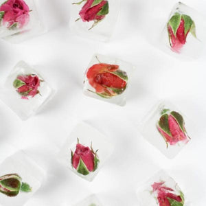 Edible Miniature ROSE Buds Ice Cubes-birthday-gift-for-men-and-women-gift-feed.com