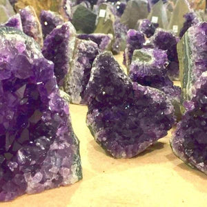 Extreme Amethyst Cluster Powerful Deep Purple Crystals-birthday-gift-for-men-and-women-gift-feed.com